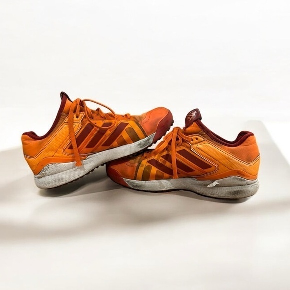 Adidas Orange Field Hockey Turf Shoes LUX size M7 W8 - Picture 5 of 8